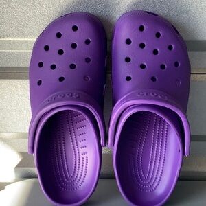 Eggplant Purple Crocs m8/w10